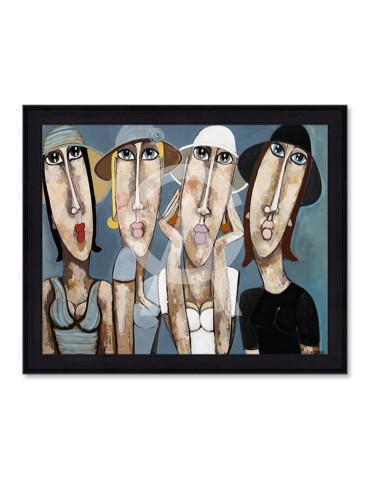 Les filles aux chapeaux bleus – Martine Gonnin