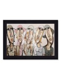 Les Filles aux Chapeaux Roses Poudrés – Martine Gonnin