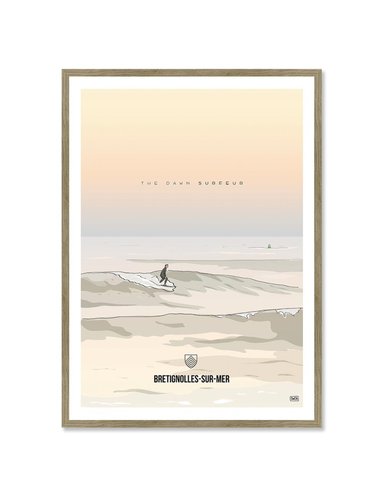 Bretignolles-sur-Mer – Poster affiche – image encadrée