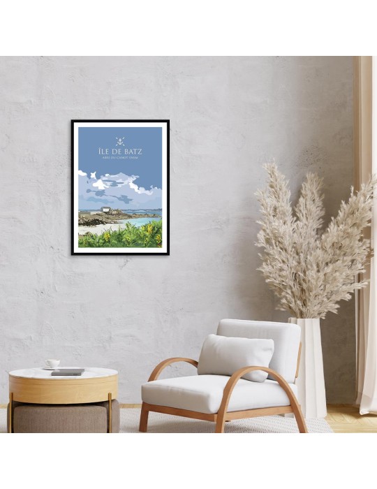 Ile de Batz – Poster affiche – image encadrée