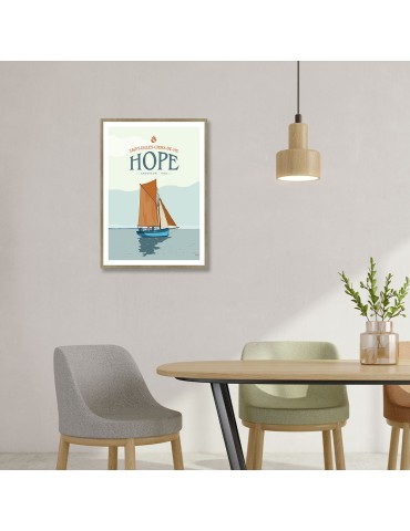 Hope - Saint Gilles Croix de vie – Poster affiche – image encadrée 2