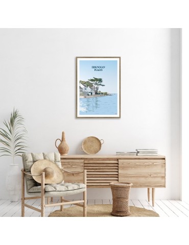 Brignogan Plages – Poster affiche – image encadrée 2