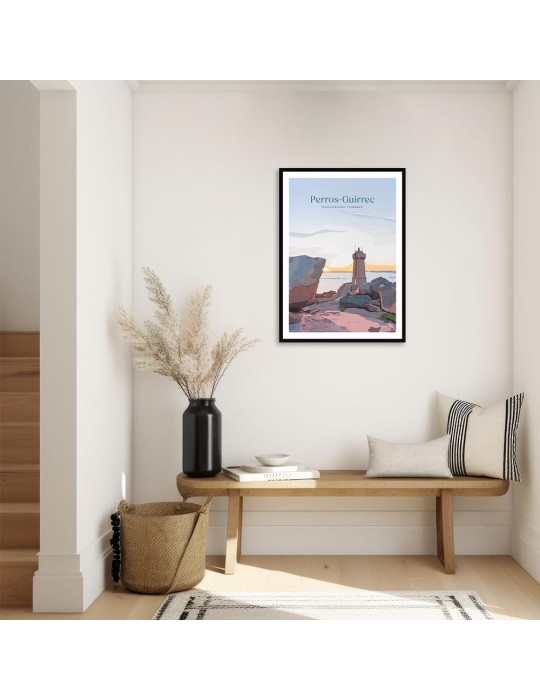 Ploumanach – Poster affiche – image encadrée