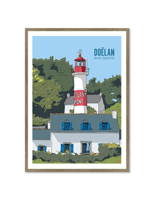 Doëlan – Poster affiche – image encadrée