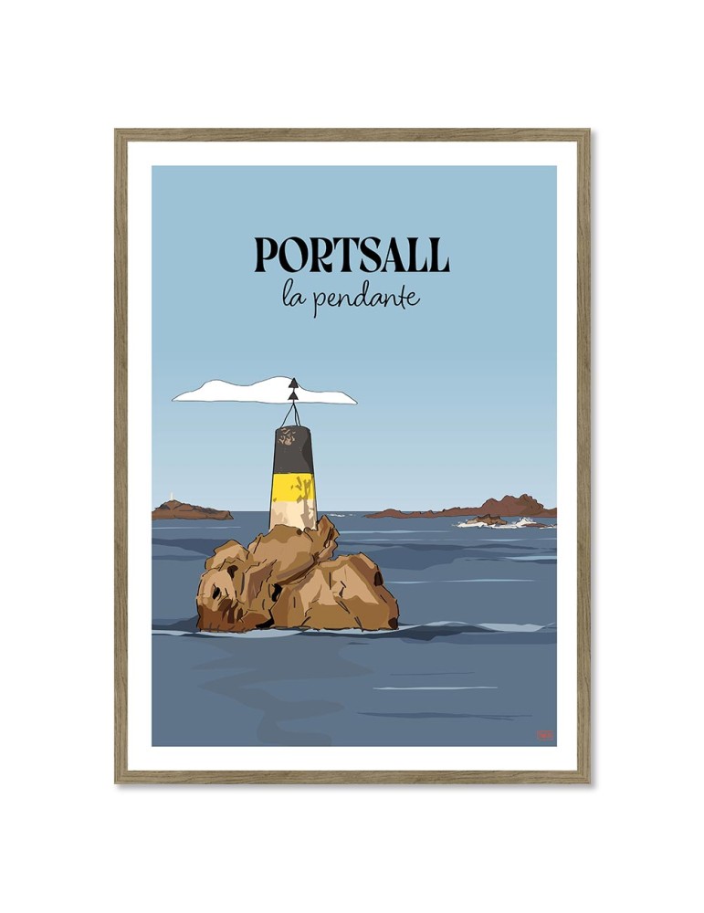 Portsall - Pendante – Poster affiche – image encadrée