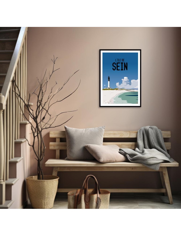 Ile de Sein – Poster affiche – image encadrée