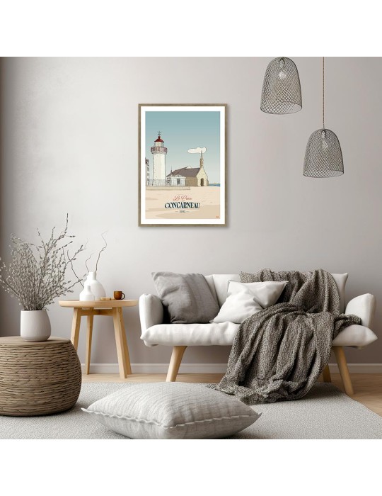La Croix - Concarneau – Poster affiche – image encadrée