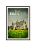 Plounéour-Ménez - Abbaye du Relec - Poster affiche – image encadrée