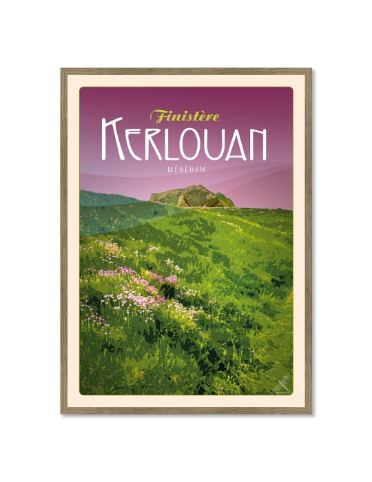 Kerlouan - Ménéham - Poster affiche – image encadrée