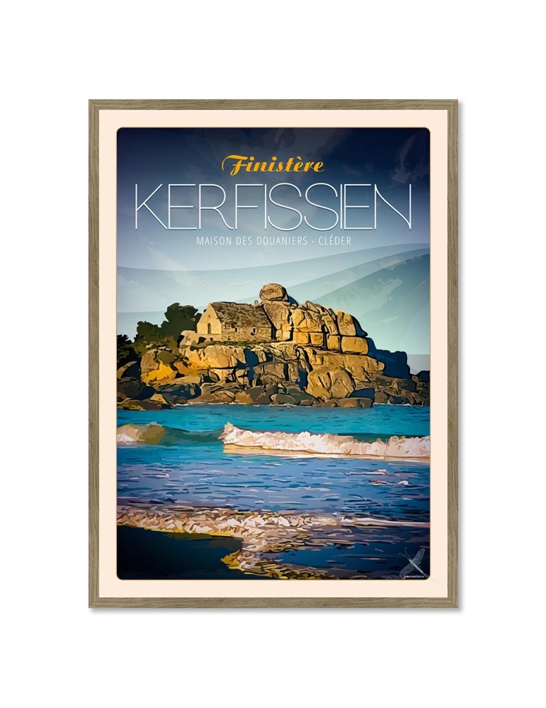 Kerfissien - Maison des Douaniers - Poster affiche – image encadrée