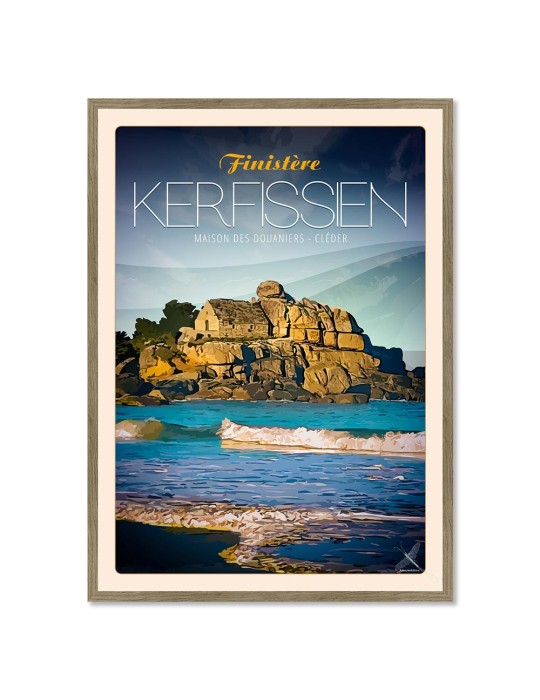 Kerfissien - Maison des Douaniers - Poster affiche – image encadrée