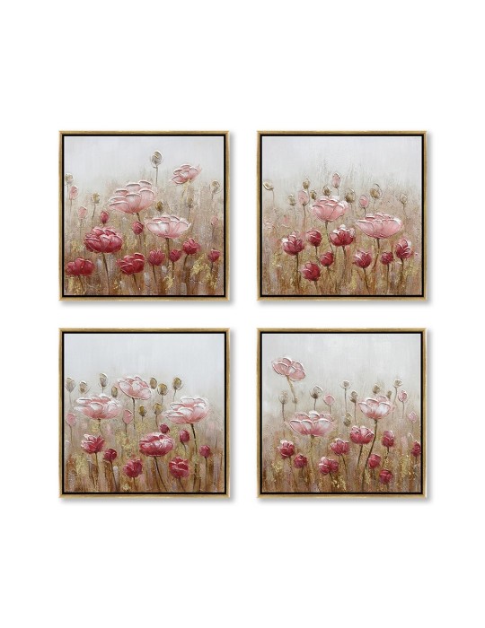 Set de 4 toiles encadrées - 03.3471D