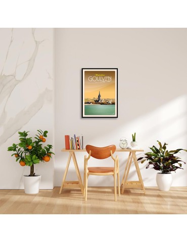 La Baie de Goulven - Poster affiche – image encadrée 2