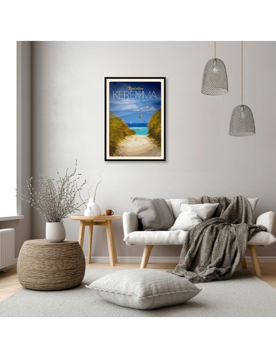 Keremma - Les Dunes - Poster affiche – image encadrée