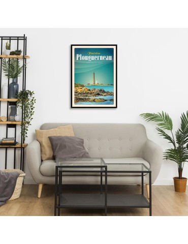 Plouguerneau - Phare de l'île Vierge - Poster affiche – image encadrée 2