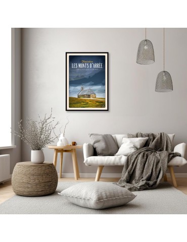 Les Monts D'Arrée - Chapelle Saint-Michel de Brasparts - Poster affiche – image encadrée 2