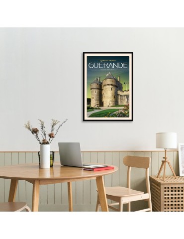 Guérande - La Porte Saint-Michel - Poster affiche – image encadrée 2