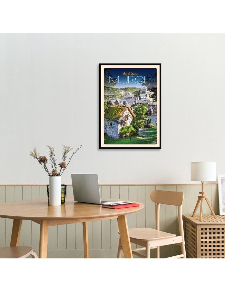 Murol  - Ecole des peintres - Poster affiche – image encadrée