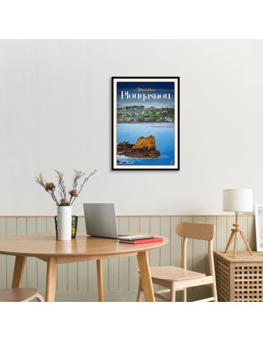 Plougasnou - Chemin de la Pointe de Primel - Poster affiche – image encadrée 2