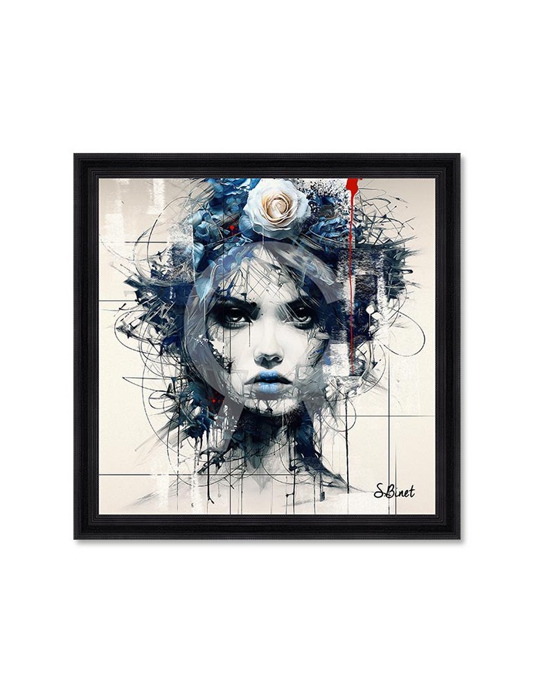 Femme Fleur Bleue – Sylvain Binet