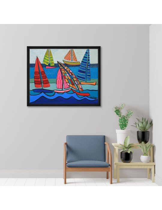 Voiles au vent – Martine Gonnin
