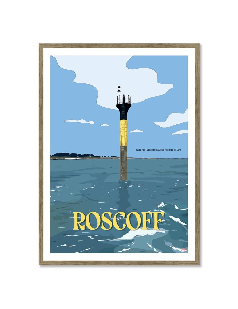 Roscoff – Poster affiche – image encadrée