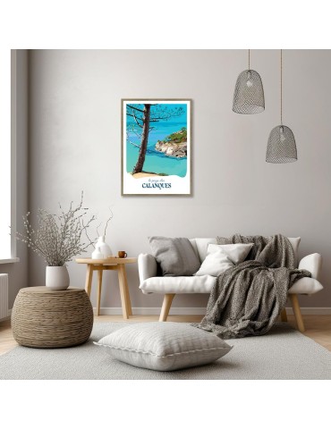 Calanques – Poster affiche – image encadrée 2