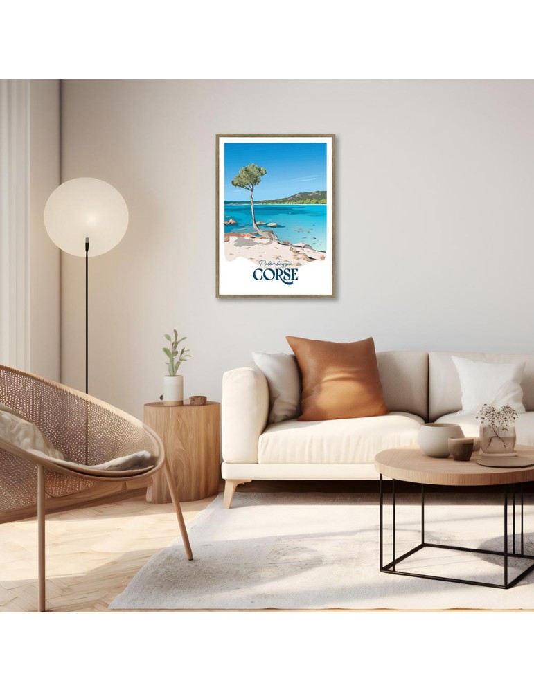 Palombaggia – Poster affiche – image encadrée