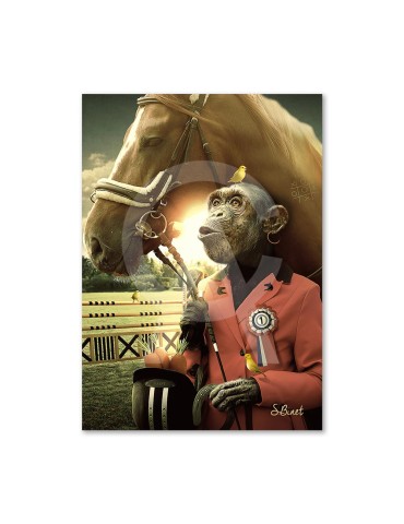 Singe cheval