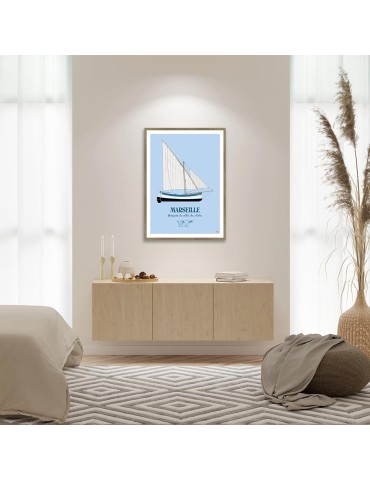 Marseille – Poster affiche – image encadrée 2