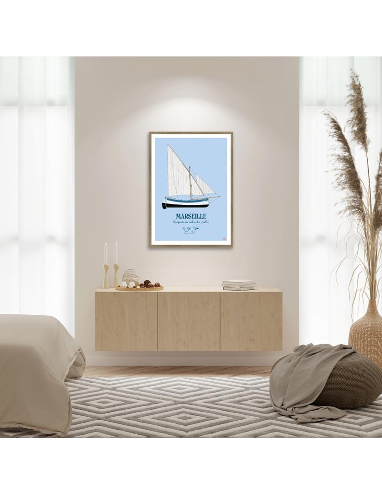 Marseille – Poster affiche – image encadrée