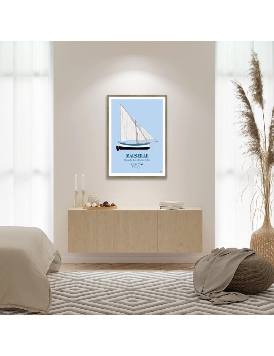 Marseille – Poster affiche – image encadrée