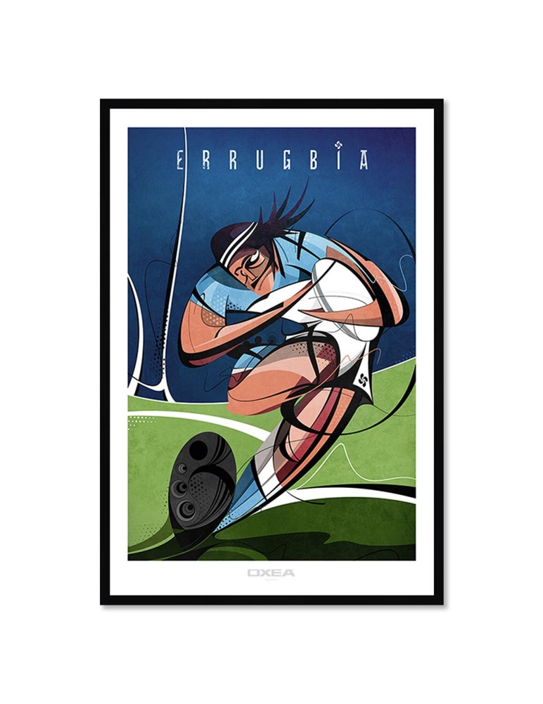 Errugbia Baiona – Oxea – image encadrée
