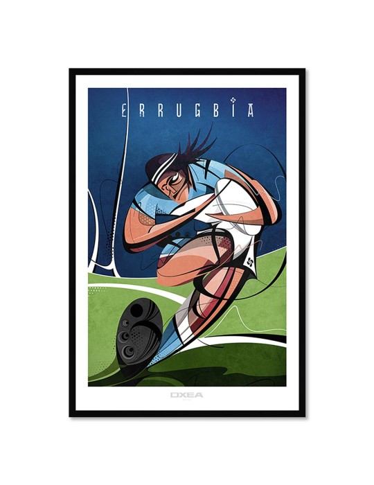 Errugbia Baiona – Oxea – image encadrée
