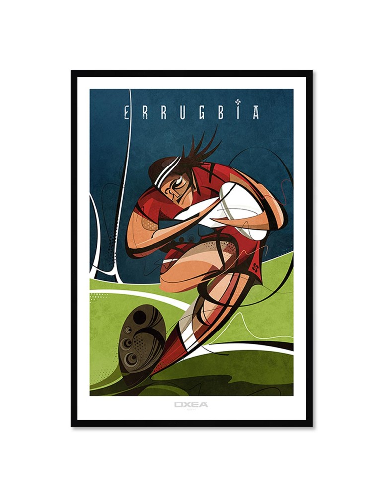 Errugbia Biarritz – Oxea – image encadrée