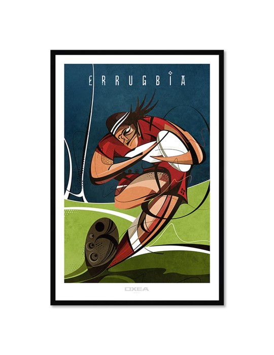 Errugbia Biarritz – Oxea – image encadrée