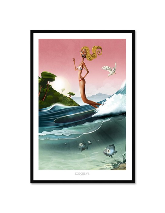 Surflaria – Oxea – image encadrée