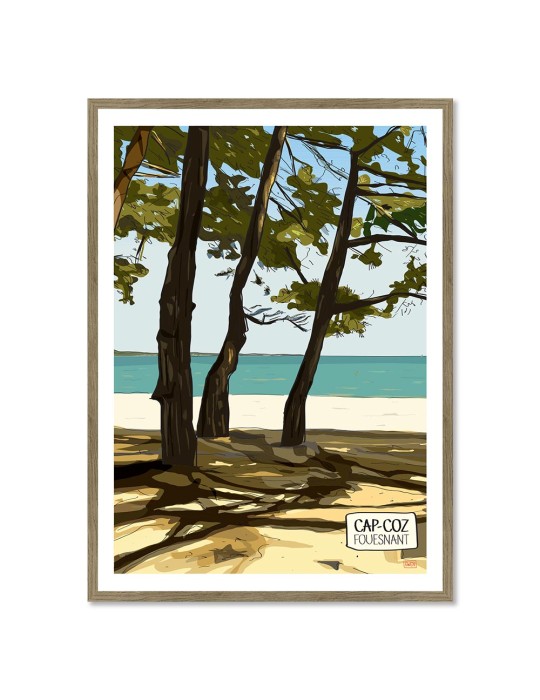 Cap-Coz – Poster affiche – image encadrée