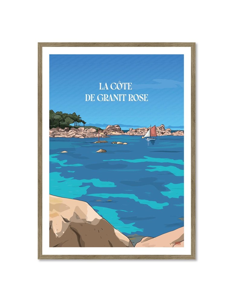 Granit Rose – Poster affiche – image encadrée