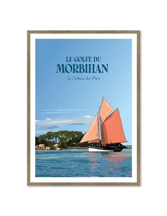 Golfe 56 – Poster affiche – image encadrée