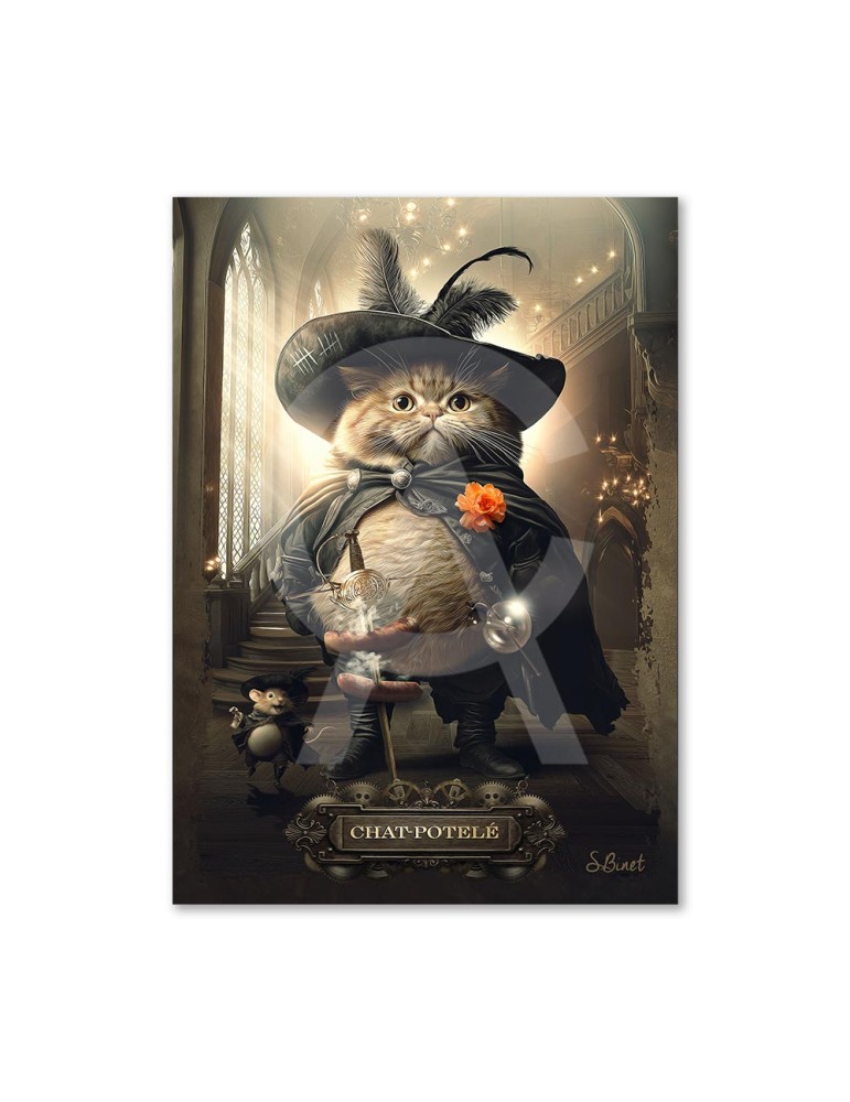 Chat-potelé