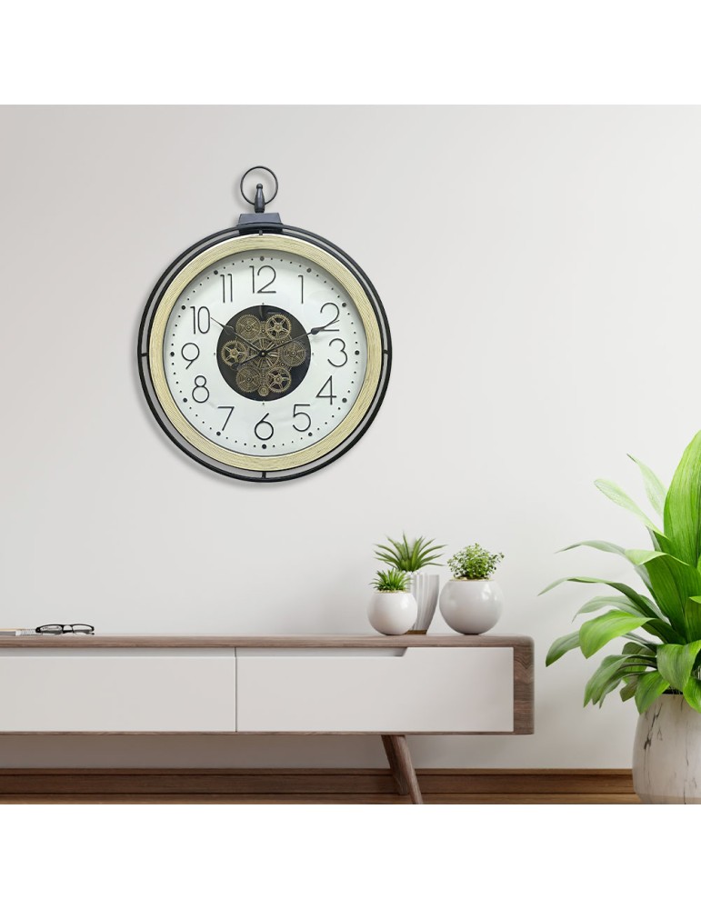 Horloge à engrenages avec verre – 08.092 – Ø 70 cm