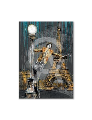 L'homme, le lampadaire et la Tour Eiffel