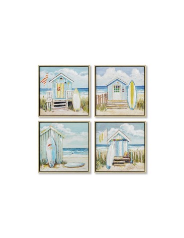 Set de 4 toiles encadrées - 03.3509D