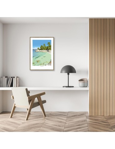 Les Iles de Lérins – Poster affiche – image encadrée 2