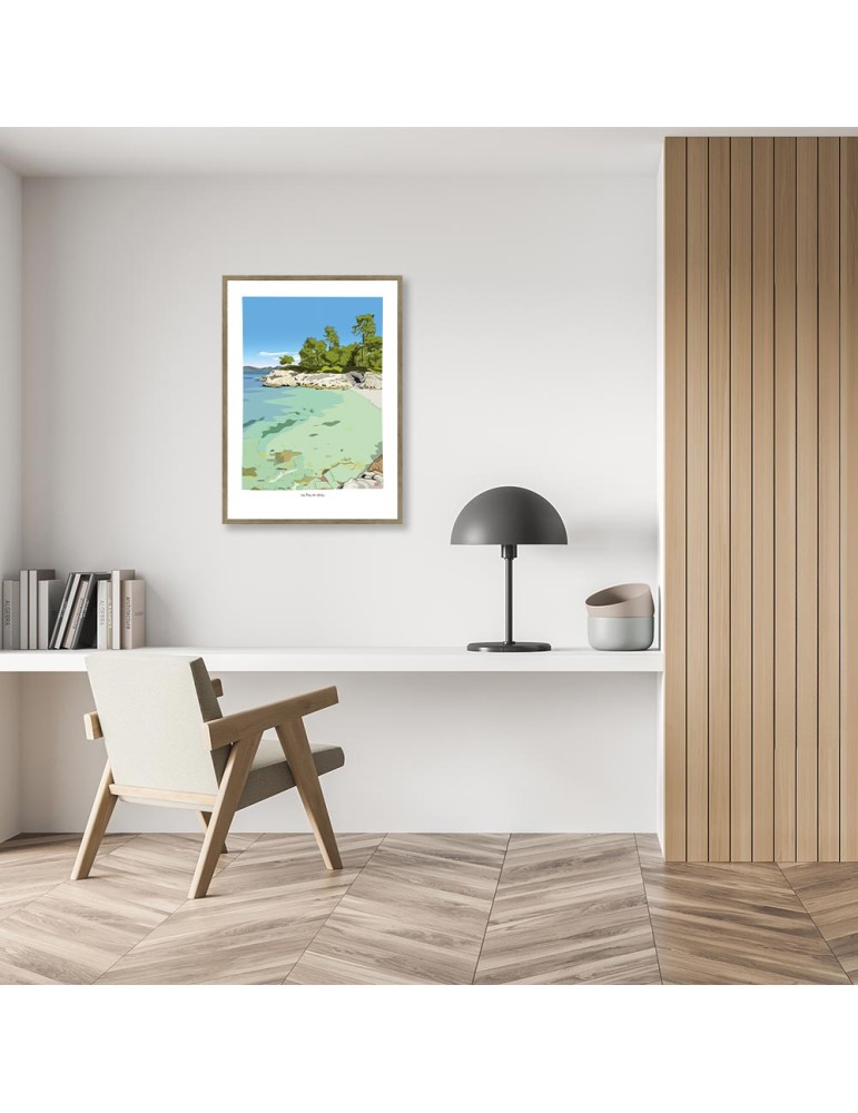 Les Iles de Lérins – Poster affiche – image encadrée