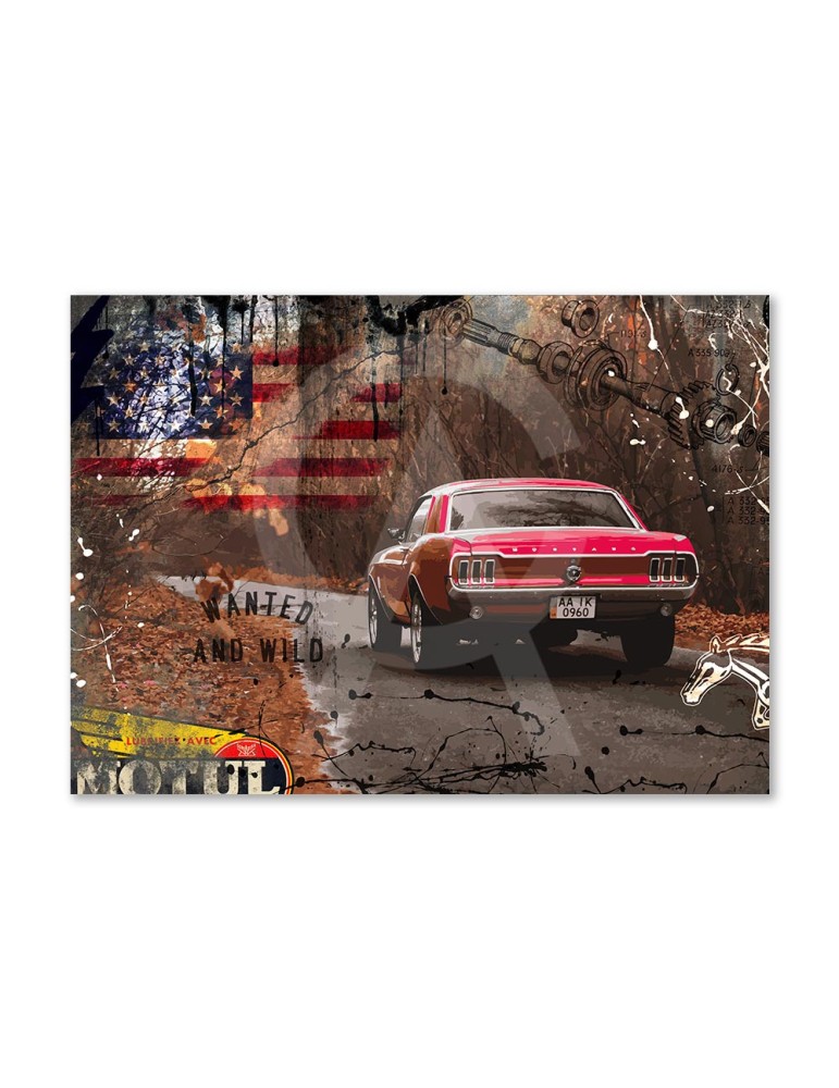 Mustang Fastback Red