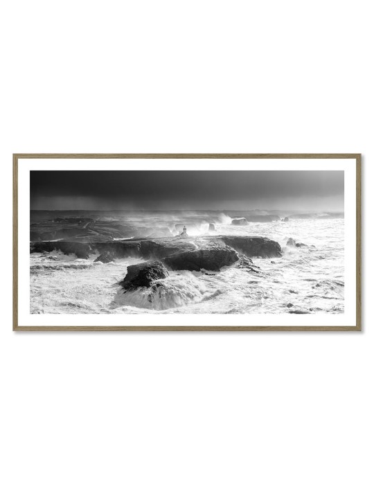 Phare des Poulains N&B Pano - Belle-Ile-en-mer – Mathieu Rivrin
