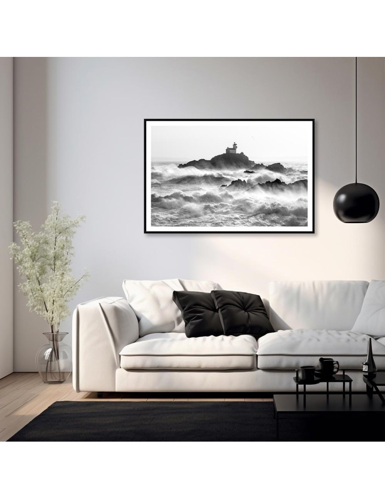 Phare de Tevennec - Tempête Ciara – Mathieu Rivrin