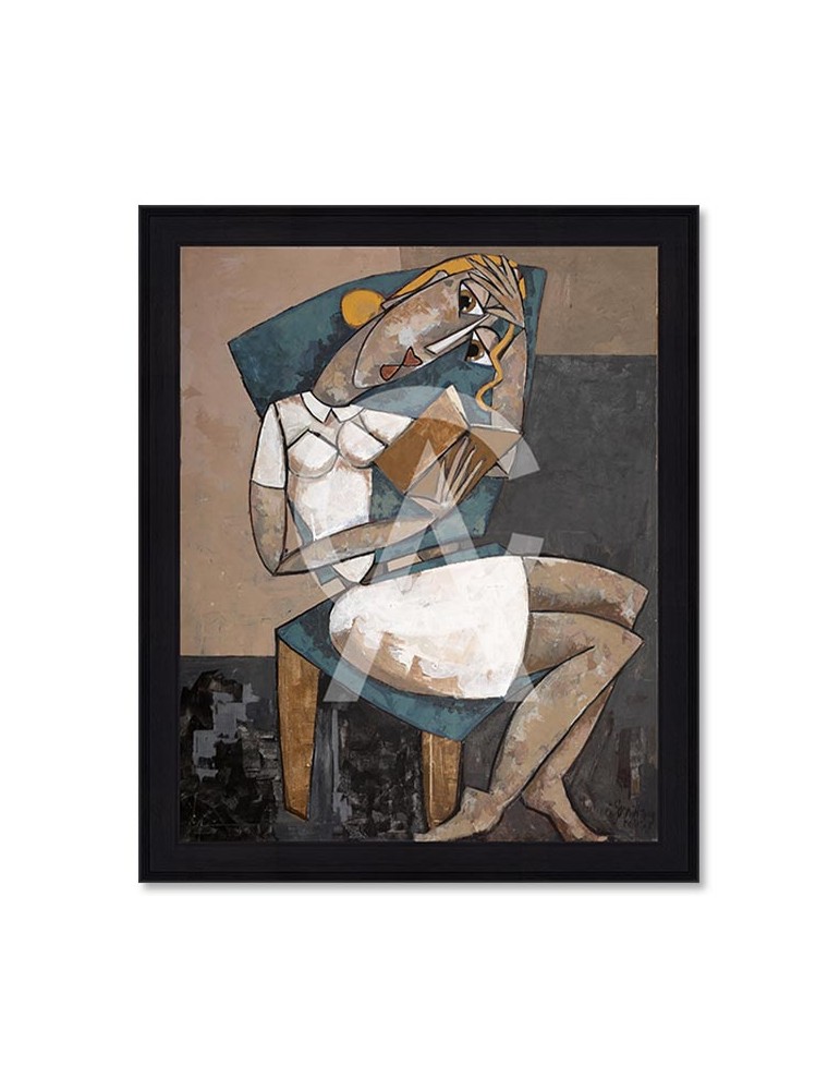 La liseuse bleue – Martine Gonnin